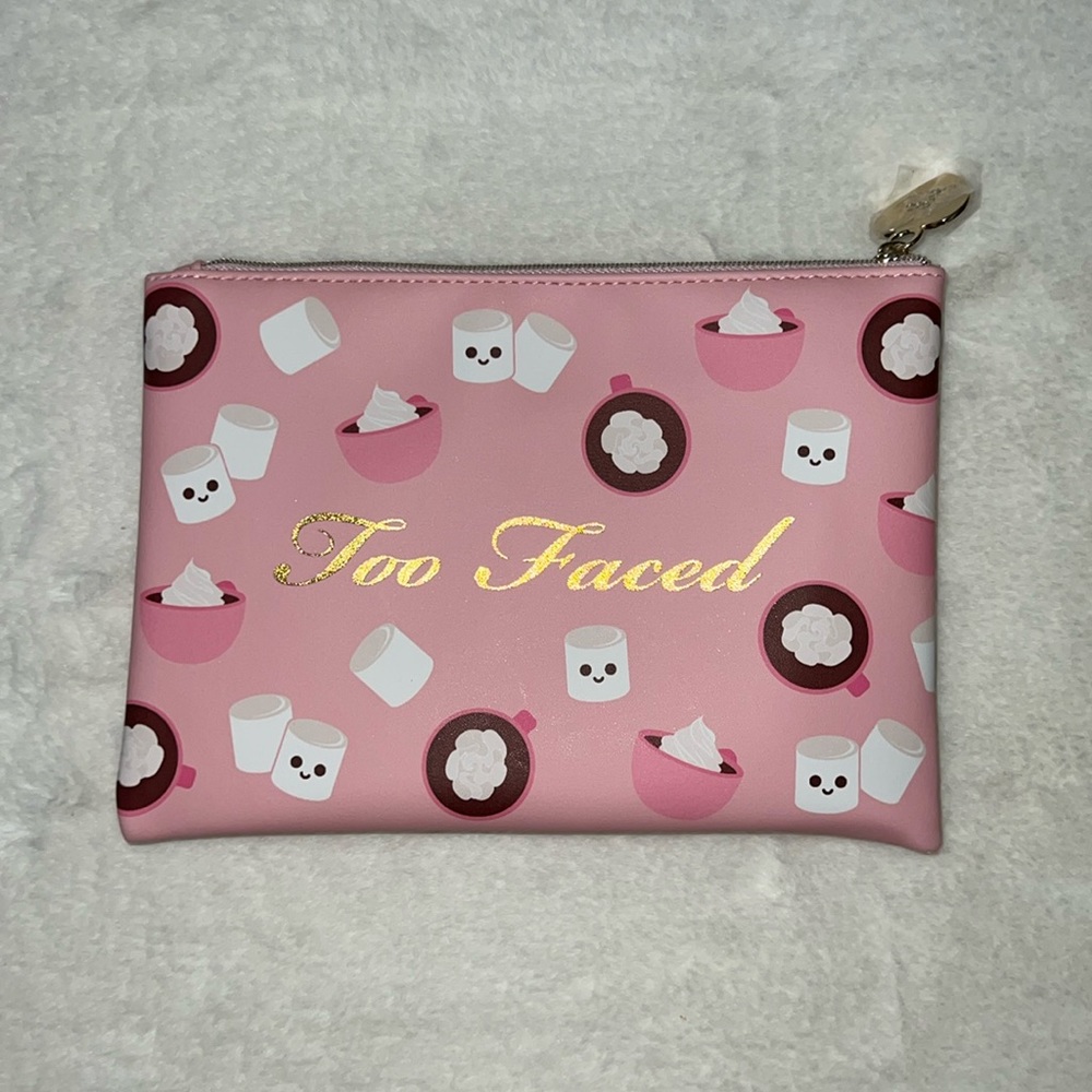 Pink Limited Edition Too Faced “You’re So Hot” Exclusive Hot Cocoa Makeup Bag